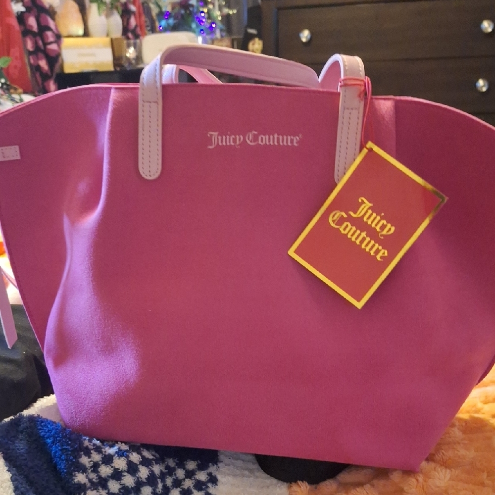 Juicy Couture Pink Tote Bag with Classic Design